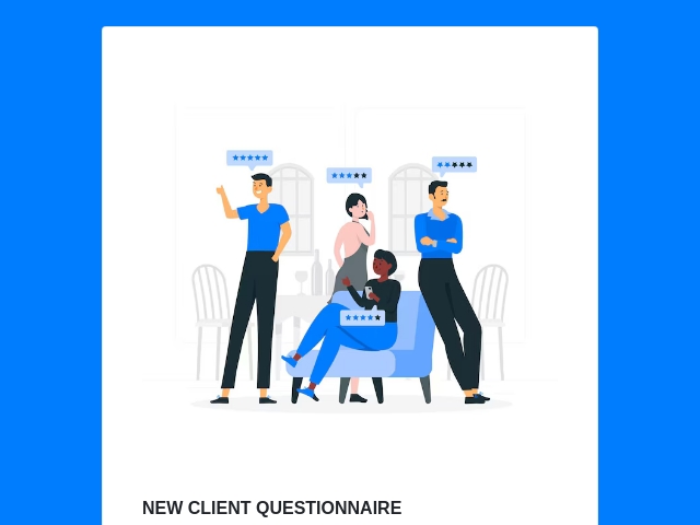 Web Designer Client Questionnaire Template Formnx